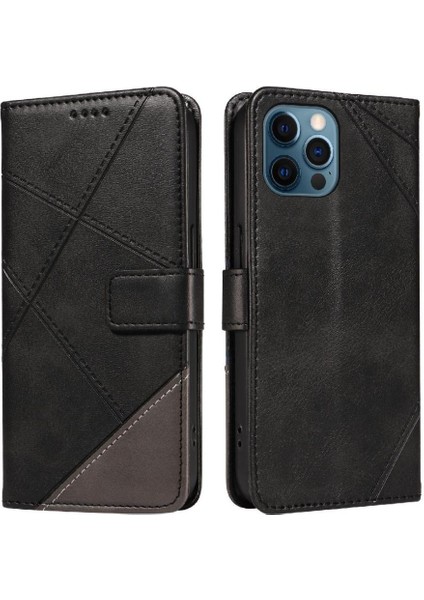 IPhone 12 Için Flip Case Pro Max ve Kart Yuvası Deri Telefon Koruma (Yurt Dışından)