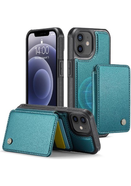 IPhone 12 Için Kılıf Pro Standı Fonksiyonu Manyetik Rfıd Engelleme Ayrılabilir (Yurt Dışından)