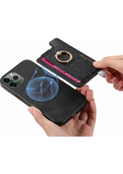 IPhone 11 Için Kılıf Pro Max Manyetik Magsafe Uyumlu Halka Standı Tutucu (Yurt Dışından)