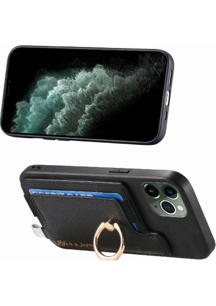 IPhone 11 Için Kılıf Pro Max Manyetik Magsafe Uyumlu Halka Standı Tutucu (Yurt Dışından)