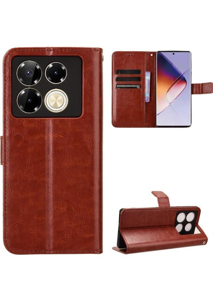 Infinix Not 40 5g Flip Kapak Cüzdan Manyetik Kart Tutucu Için Kılıf (Yurt Dışından)