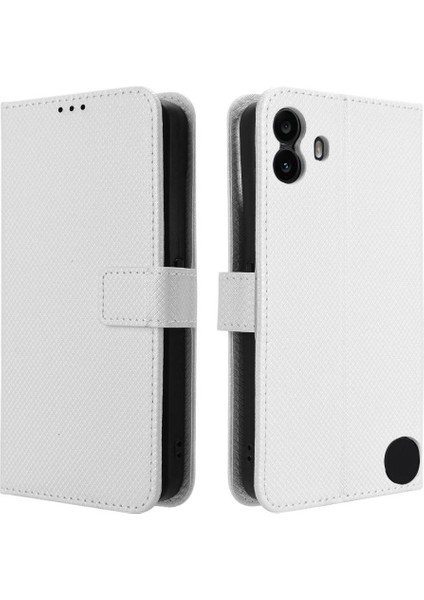 Nothing Kılıf Cmf Telefon 1 Kapak Manyetik Cüzdan Kickstand Kart Tutucu (Yurt Dışından)