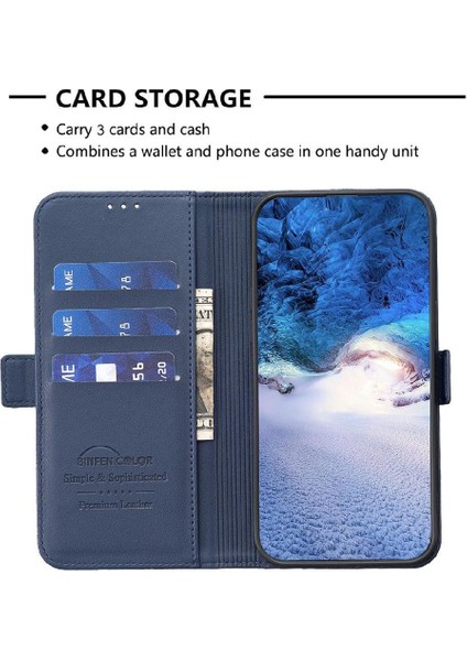 Xiaomi Poco M3 Pro Darbeye Tpu Iç Kabuk Kickstand Pu Için Flip Case (Yurt Dışından)