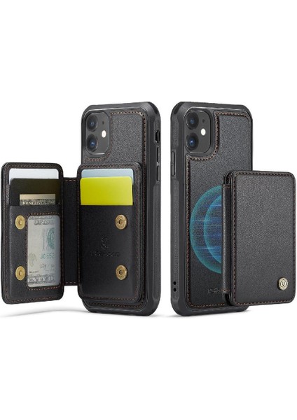 IPhone 11 Için Kılıf Manyetik Rfıd Engelleme Standı Fonksiyonu Ayrılabilir 2 (Yurt Dışından) modelleri
