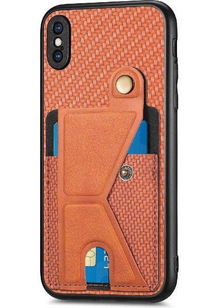 IPhone Xs Max Kart Sahibi Standı Fonksiyonu Braketi Manyetik Tasarım (Yurt Dışından) indirimleri