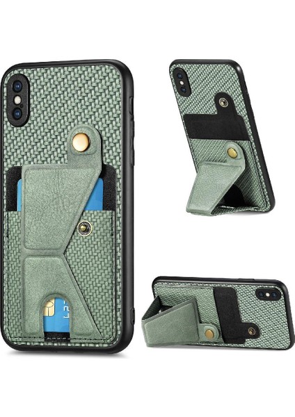 IPhone Xs Max Kart Sahibi Standı Fonksiyonu Braketi Manyetik Tasarım (Yurt Dışından)