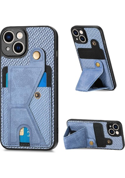 IPhone 14 Için Kılıf Artı Braketi Manyetik Tasarım Standı Fonksiyonu Kart Sahibi (Yurt Dışından)