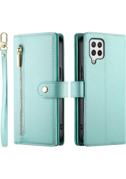 Samsung Galaxy A22 4g Iş Cüzdan Çok Fonksiyonlu Standı Için Flip Case (Yurt Dışından)
