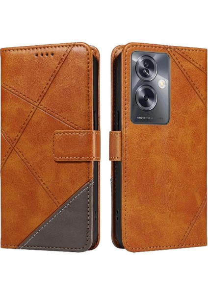 Oppo A79 5g Yüksek Kalite ve Elmas Deri ile Kart Yuvası Için Flip Case (Yurt Dışından)