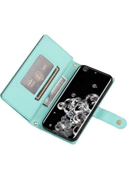 Samsung Galaxy S20 Için Flip Case Ultra Çok Fonksiyonlu Standı Cüzdan Kayış (Yurt Dışından) modelleri