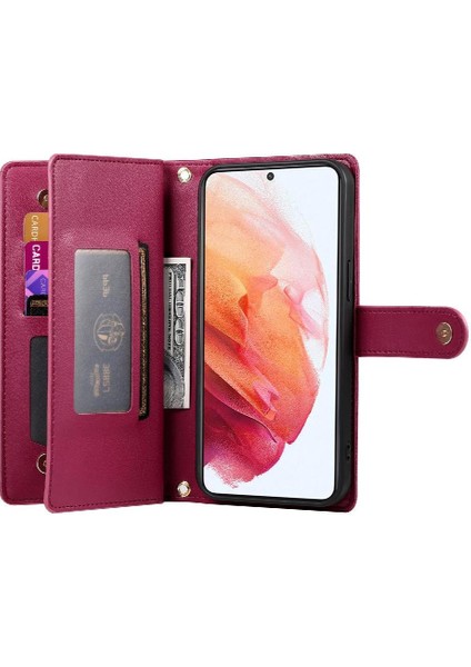 Samsung Galaxy S21 Standı Iş Çok Fonksiyonlu Kayış Için Flip Case (Yurt Dışından) modelleri