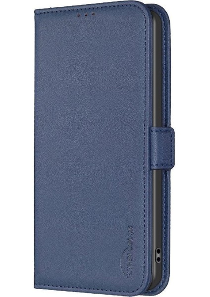 Xiaomi Poco M6 4g Manyetik Kickstand Darbeye Tpu Iç Pu Için Flip Case (Yurt Dışından)