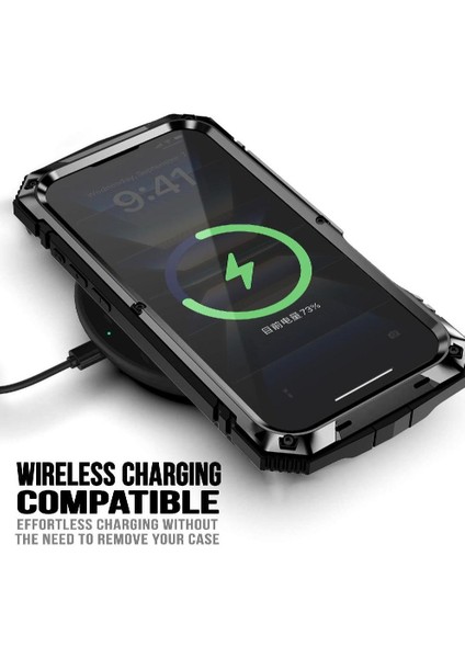 IPhone 16 Için Metal Kasa Withkickstand 360 Tam Vücut Koruyucu Kapak (Yurt Dışından) modelleri