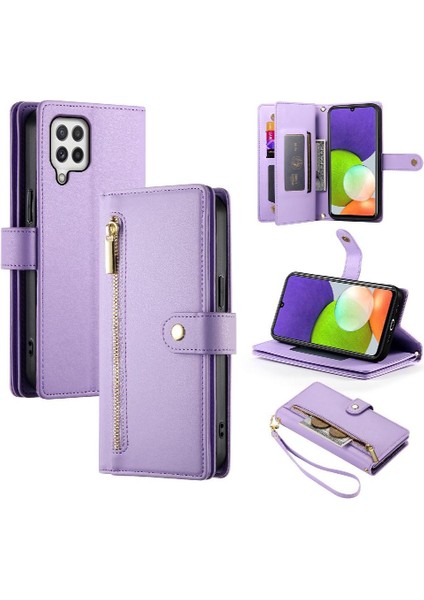 Samsung Galaxy A22 4g Iş Cüzdan Çok Fonksiyonlu Standı Için Flip Case (Yurt Dışından) modelleri
