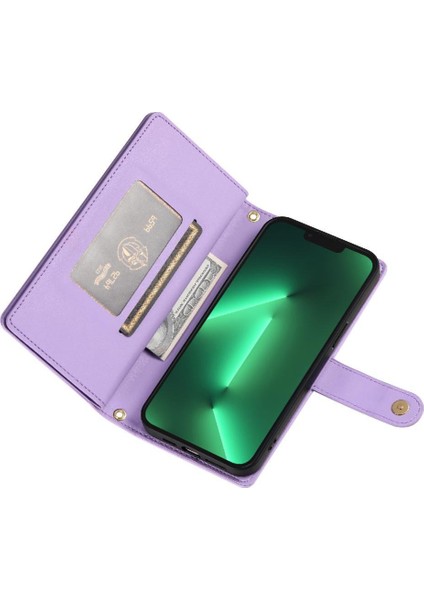 IPhone 13 Için Flip Case Pro Iş Crossbody Kayış Cüzdan Standı (Yurt Dışından) fiyatları
