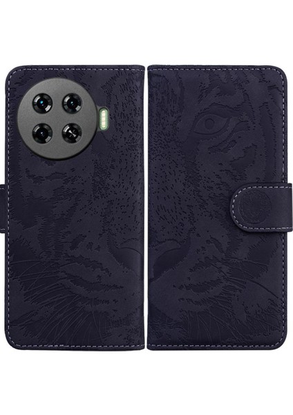 Tecno Spark 20 Pro Artı 4g Kickstand Koruyucu Kabartmalı Için Flip Case (Yurt Dışından)