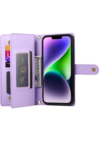 IPhone 14 Için Flip Case Artı Crossbody Kayış Cüzdan Çok Fonksiyonlu Standı (Yurt Dışından) fiyatları