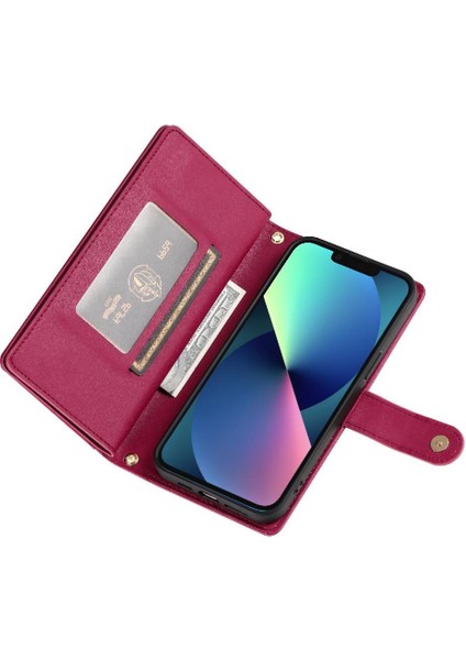 IPhone 13 Için Flip Case Mini Crossbody Kayış Iş Çok Fonksiyonlu (Yurt Dışından) indirimleri