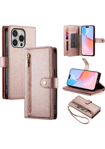 IPhone 16 Için Flip Case Pro Çok Fonksiyonlu Iş Crossbody Kayış (Yurt Dışından) fırsatları