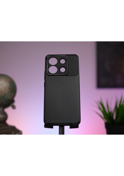 Nero Xiaomi Redmi Note 13 Pro Siyah Uzun Ömürlü Yumuşak Silikon Kılıf