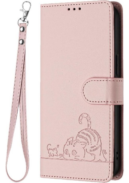 Xiaomi Redmi Için Kılıf 11 Başbakan 5g Kedi Rfıd Kart Yuvası Tutucu Kickstand Flip (Yurt Dışından)