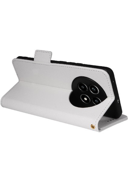 Realme 13 Pro Artı Manyetik Kart Yuvaları Için Flip Case Tutucu Yan Toka Pu (Yurt Dışından)