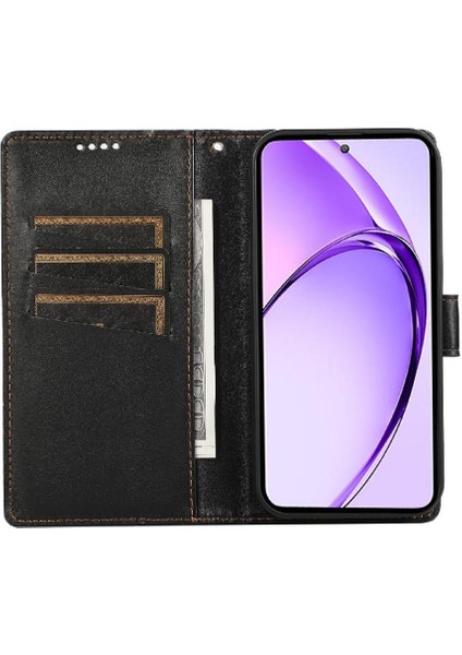 Oppo A3 Pro 5g Için Flip Case Üç Kart Yuvaları Darbeye Şok Emici (Yurt Dışından)