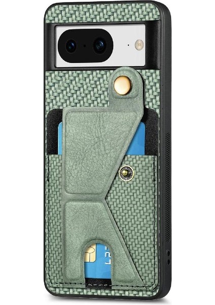 Google Pixel 8 Stand Fonksiyonu Manyetik Tasarım Braketi Kart Sahibi Için Kılıf (Yurt Dışından) fırsatları