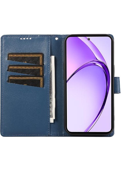 Oppo A3 Pro 5g Için Flip Case Üç Kart Yuvaları Darbeye Şok Emici (Yurt Dışından)