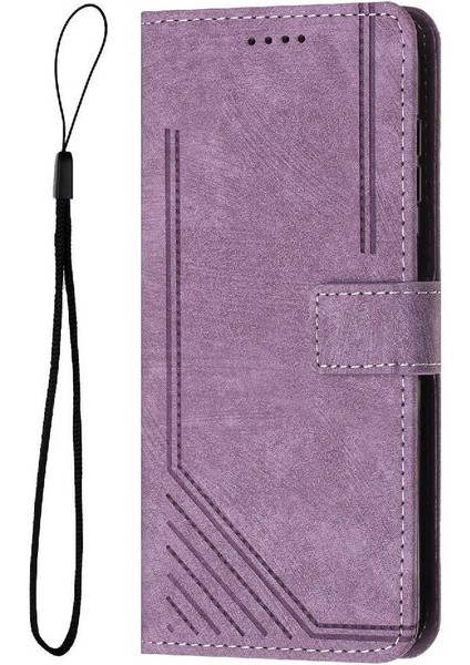 Xiaomi Poco M6 4g Kart Ekleme Cüzdan Pu Deri Için Flip Case (Yurt Dışından)