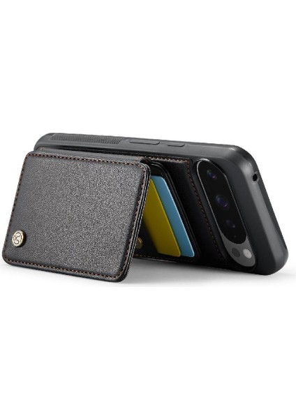 Google Piksel 9 Pro Xl Standı Fonksiyonu Için Kılıf Rfıd Engelleme Ayrılabilir (Yurt Dışından)