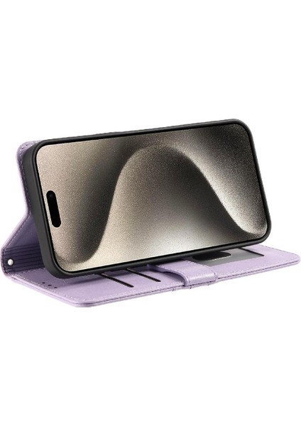 Xiaomi Poco M6 4g 6 Kart Yuvaları Için Flip Case Pu Deri Cüzdan Kickstand (Yurt Dışından)