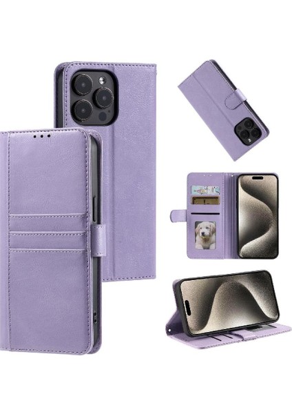 Xiaomi Poco M6 4g 6 Kart Yuvaları Için Flip Case Pu Deri Cüzdan Kickstand (Yurt Dışından)