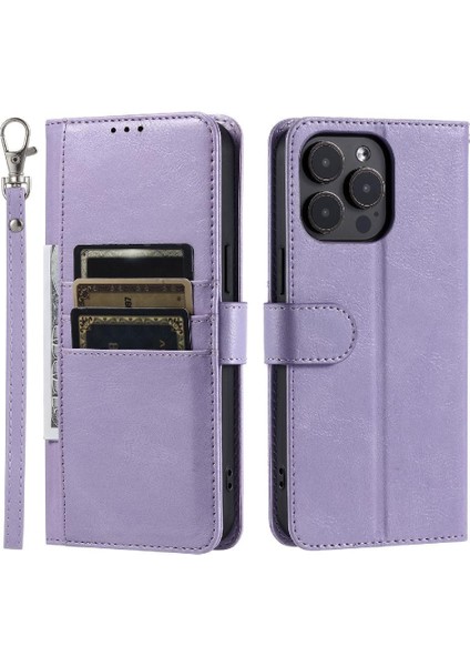 Xiaomi Poco M6 4g 6 Kart Yuvaları Için Flip Case Pu Deri Cüzdan Kickstand (Yurt Dışından)