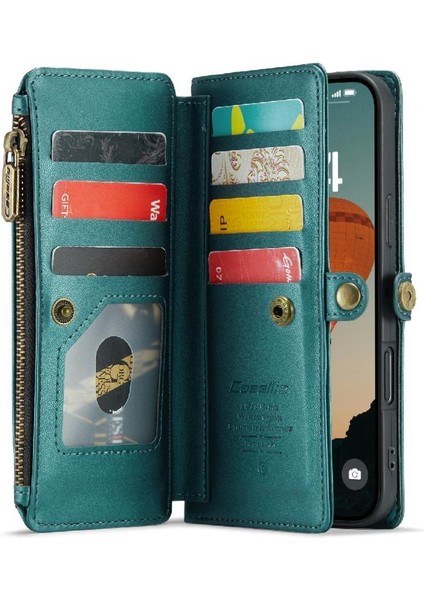 IPhone 16 Için Crossbody Durumda Pro Max Rfıd Engelleme Durumda Cüzdan Kart Tutucu (Yurt Dışından) indirimleri