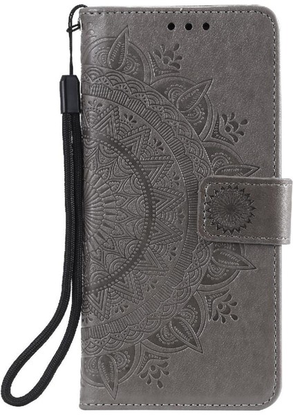 Xiaomi Poco M6 4g Için Flip Case Pu Deri Kickstand Cüzdan Kılıf Totem (Yurt Dışından)