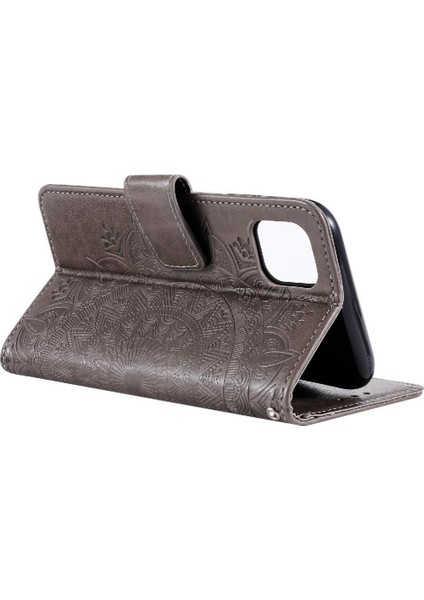 Xiaomi Poco M6 4g Için Flip Case Pu Deri Kickstand Cüzdan Kılıf Totem (Yurt Dışından)