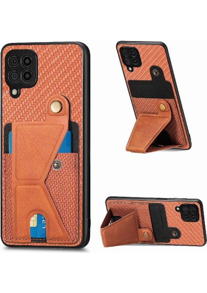 Samsung Galaxy A22 4g Cardholder Için Kılıf Braketi Standı Fonksiyonu Manyetik (Yurt Dışından)