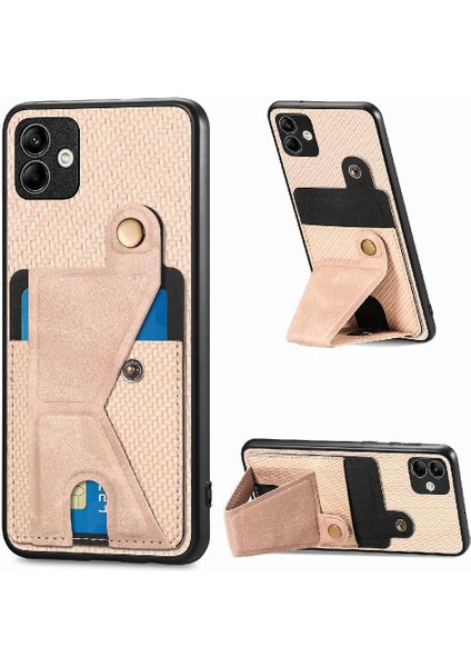 Samsung Galaxy A04 4g Manyetik Tasarım Standı Fonksiyonu Braketi (Yurt Dışından)