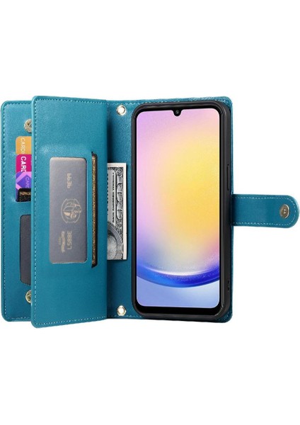 Samsung Galaxy A25 Iş Cüzdan Standı Için Flip Case Çok Fonksiyonlu (Yurt Dışından) fırsatları