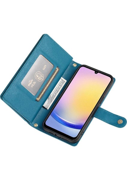 Samsung Galaxy A25 Iş Cüzdan Standı Için Flip Case Çok Fonksiyonlu (Yurt Dışından) indirimleri