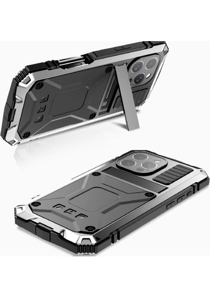 IPhone 16 Pro 360 Için Metal Kasa Tam Vücut Koruyucu Kapak Cam Ekran (Yurt Dışından) indirimleri