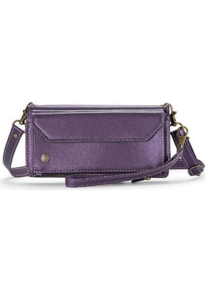 Kadınlar Için Crossbody Durumda Google Piksel 9 Cüzdan Durumda Fermuar Faturaları Yuvası (Yurt Dışından)