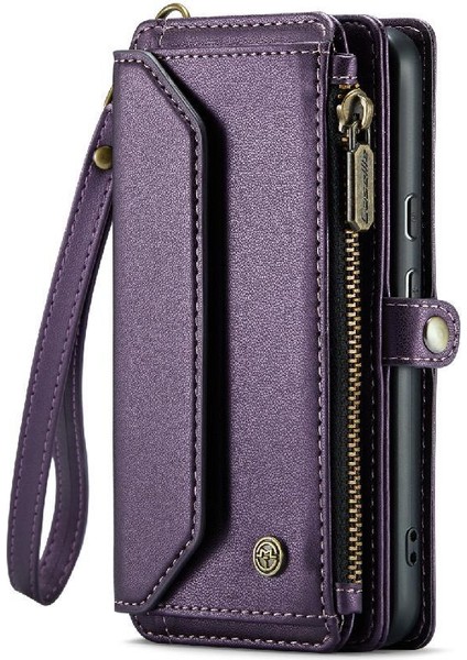 Kadınlar Için Crossbody Durumda Google Piksel 9 Cüzdan Durumda Fermuar Faturaları Yuvası (Yurt Dışından)