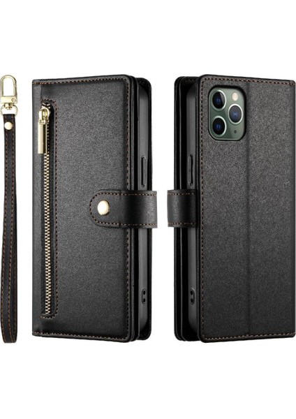 IPhone 11 Pro Için Flip Case Standı Cüzdan Iş Çok Fonksiyonlu Kayış (Yurt Dışından) modelleri