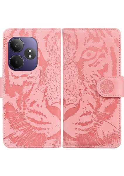 Realme Gt Neo6 Kickstand Koruyucu Deri Cüzdan Kabartmalı Için Flip Case (Yurt Dışından)