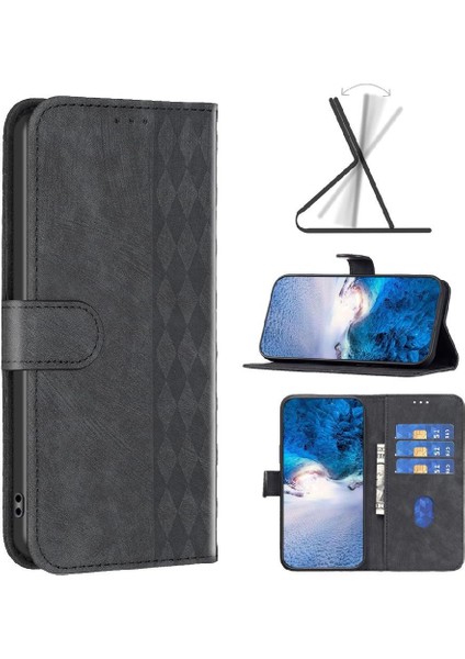 BDT Boutique Samsung Galaxy A25 5g Için Flip Case Cüzdan Kart Yuvaları Tutucu Iş Vaka (Yurt Dışından)