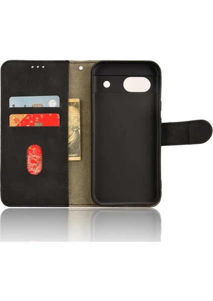 Google Piksel 8A Pu Deri Kickstand Yan Toka Cüzdan Için Flip Case (Yurt Dışından) modelleri