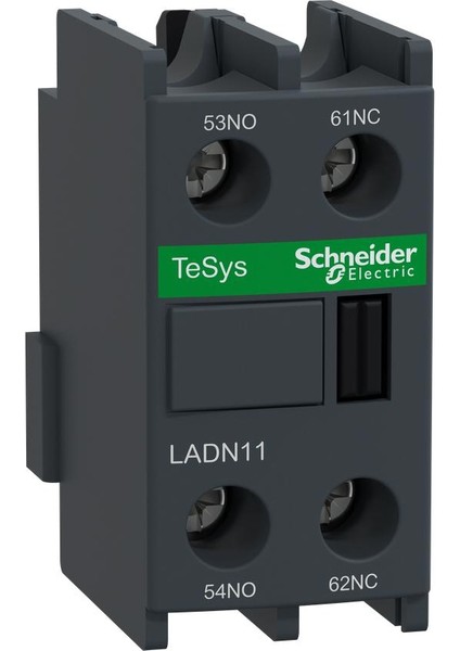 Schneıder Electrıc LADN11 Kontak Bloğu, 1no/1nc, 10 A, 690 V, 2 Kutuplu, Vida