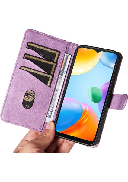 Kredi Kartı Yuvası ile Xiaomi Redmi 10C Için Filp Durumda Cüzdan Telefon Kılıfı Pu (Yurt Dışından) fiyatları